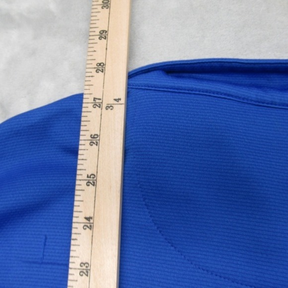 PING Kansas Jayhawks Shirt Mens XL Blue Pullover Sensor Cool Golf Activewear Zip - Picture 11 of 13